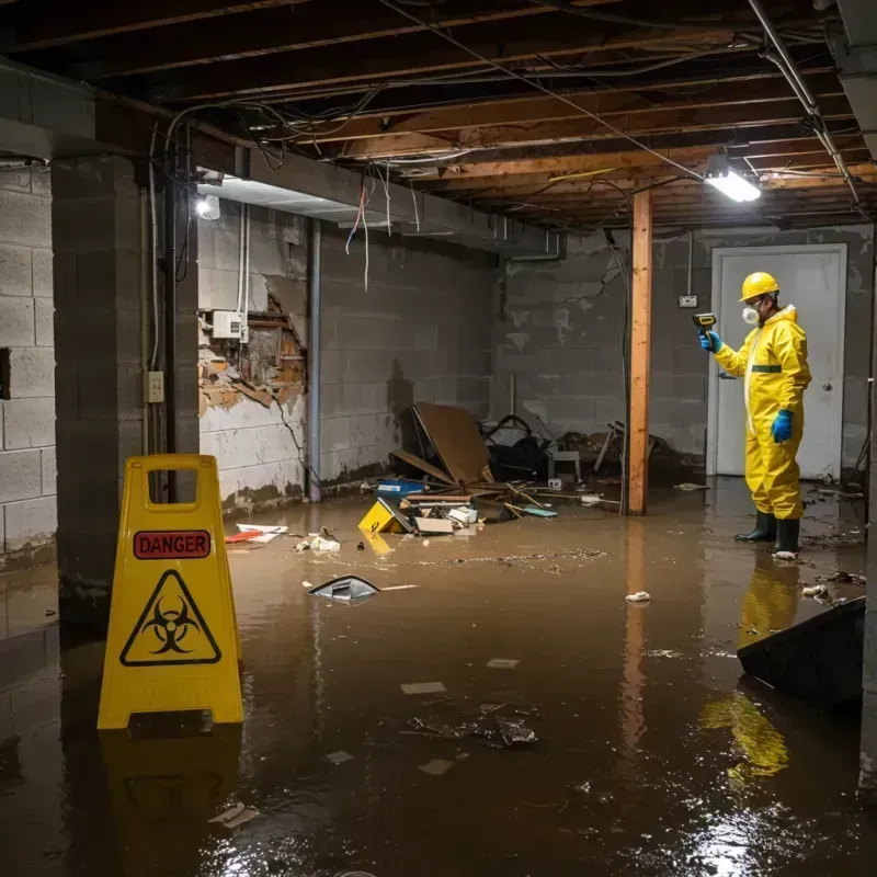 Flooded Basement Electrical Hazard in Rio Hondo, TX Property